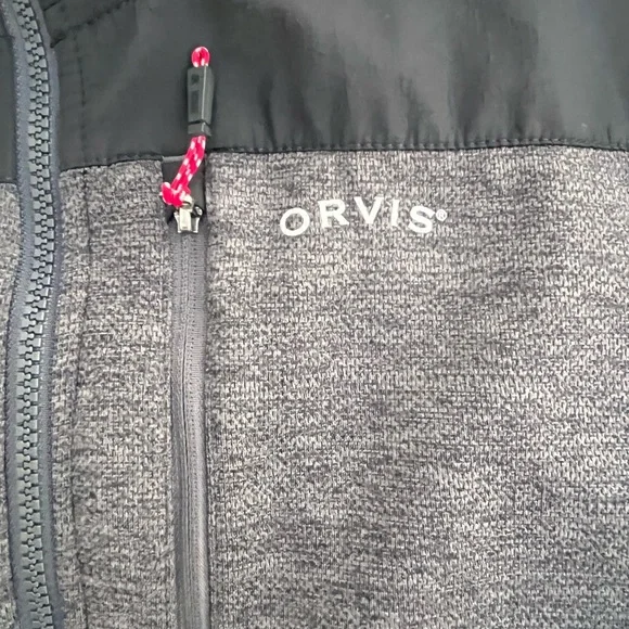 Orvis Jacket Mens XL Full Zip Fleece Classic Collection Outdoor Pockets - Picture 4 of 9